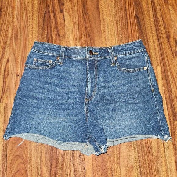 4 For $50 🎃 Universal Thread Blue Denim Jean Shorts Womens Size 6 - Picture 1 of 7